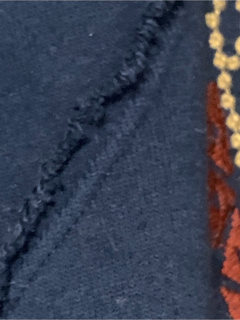 Johnny Was Open Cardigan L Embroidered Blue Boho Festival Aztec Southwest 3/4 - Picture 12 of 12